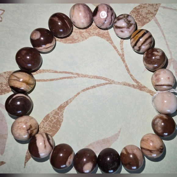 10mm Austrailian Zebra Jasper - Picture 4 of 9